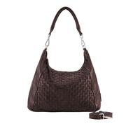 FREDsBRUDER Calm Weave Collection Hobo Bag Dark Chocolate