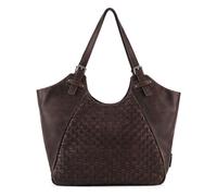 FredsBruder Calm Weave Shopper Bag Genuine Leather 45 cm brown