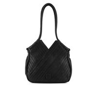 FredsBruder Criss-Cross Shopper Bag Genuine Leather 30 cm black