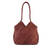 FredsBruder Criss-Cross Shopper Bag Genuine Leather 30 cm brown