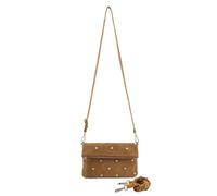 FredsBruder Endless Beads Clutch bag Leather 28 cm brown