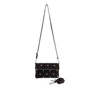 FREDsBRUDER Endless Beads Flap Bag Leather Brown