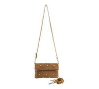 FREDsBRUDER Endless Beads Flap Bag Leather Toffee Brown