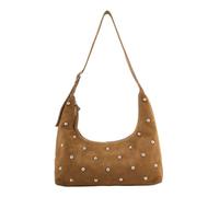 FREDsBRUDER Endless Beads Shoulder Bag Toffee Brown