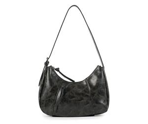FredsBruder Ever Faded Shoulder Bag Genuine Leather 30 cm black