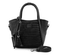 FredsBruder Layer Mini Bag Shoulder Bag Genuine Leather 17 cm black
