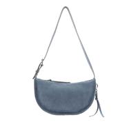 FREDsBruder Leather Carry Me Cool Midi Shoulder Bag Denim Blue light blue
