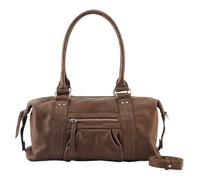 FREDsBruder Leather cross body bag handbag Pocket Play Collection Shoulderbag Dark Caramel brown