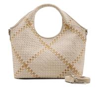 FREDsBruder Leather cross body bag Happy Weave Collection Handbag Nature beige