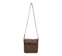 FREDsBruder Leather cross body bag Pocket Play Collection Crossbag With Zip-Pockets Caramel brown
