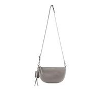 FREDsBruder Leather cross body bag shoulder bag My Forever Friend Halfmoon Bag Wren gray