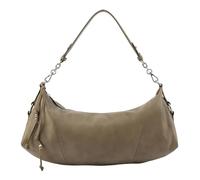 FREDsBruder Leather cross body bag Stay With Me Big Shoulder Bag Greyish Khaki