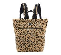 FREDsBruder Leather Furry Friend Backpack Dotty Leo light brown