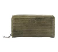 FREDsBruder Leather Purse Wallet Gürteltier Big Olive Green