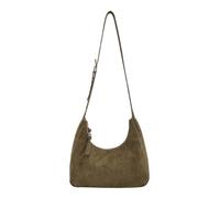 FREDsBRUDER Leather Shoulder Bag Velvet Wild Midi Hobo Khaki Olive Green
