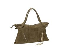 FREDsBruder Leather shoulder bag Velvet Wild Shoulderbag Khaki olive