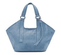 FREDsBruder Leather shoulder bag Whipstitch Soul Collection Shopper Aqua light blue