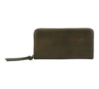 FREDsBRUDER Leather Wallet My Old Friend Ziparound Khaki Green