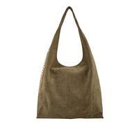 FREDsBRUDER Leather Shoulder Bag Velvet Wild Hobo Khaki Olive Green