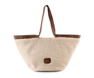 FredsBruder Teddy Layer Shopper Bag Leather 27.5 cm beige