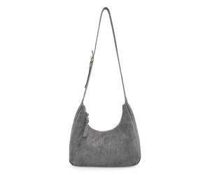 FredsBruder Velvet Wild Shoulder bag Genuine Leather 26.5 cm gray