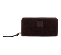 FREDsBRUDER Weave Harmony Zip Wallet Dark Chocolate Dark Brown