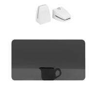 Free Acoustic Desk Divider Waterproof Acrylic Partit Soundproof Table Separator Reduces Visual Distracts Ideal for Office & School Use