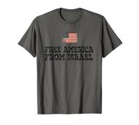 Free America from Israel Patriotic Political Statement T-Shirt