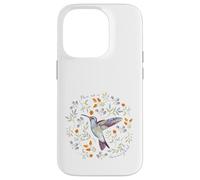 Free As A Humming-Bird Wild-Flower Garden Grandma Boho Women Case for iPhone 14 Pro