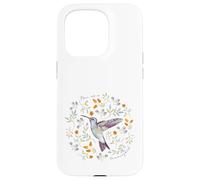 Free As A Humming-Bird Wild-Flower Garden Grandma Boho Women Case for iPhone 15 Pro