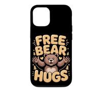 Free Bear Hugs Bear Lover Wildlife Grizzly Case for iPhone 12/12 Pro
