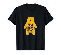 Free Bear Hugs / Hand-Drawn Bear / Yellow Bear Hug Doodle T-Shirt