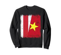 Free Belarus Vietnam Half Flag Belarussian Vietnamese Jersey Sweatshirt