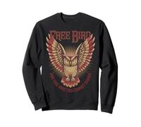 Free Bird Owl Wisdom Independence Strength Freedom Sweatshirt