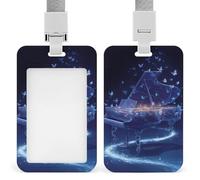Free Celestial Piano Symphony ID Badge Holder with Neck Lanyard