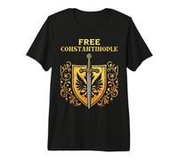 Free Constantinople - Bold Historical Statement Design Premium T-Shirt