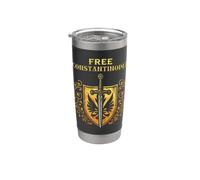 Free Constantinople - Bold Historical Statement Design Stainless Steel Insulated Tumbler