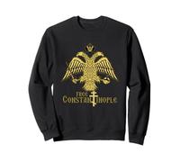 Free Constantinople Medieval History Byzantine Eastern Roman Sweatshirt