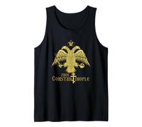 Free Constantinople Medieval History Byzantine Eastern Roman Tank Top