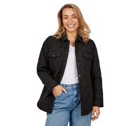 Free Country Women's Trailblazer Quilted Shacket Black XL