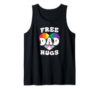 Free Dad Hugs LGBTQ Gay Pride Tank Top