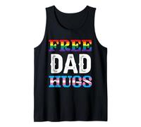 Free Dad Hugs Pride Rainbow Queer Gay Men Daddy CSD LGBTQ Tank Top