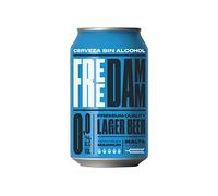 Free Damm Premium Quality Non Alcoholic Lager Beer, 24 x 330ml