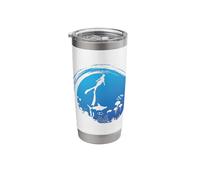 Free Diving with one Breath in The Ocean Stainless Steel Insulated Tumbler