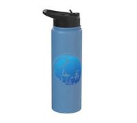 Free Diving with one Breath in the Ocean Stainless Steel Insulated Water Bottle
