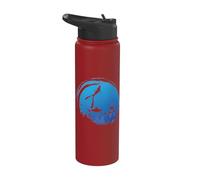 Free Diving with one Breath in the Ocean Stainless Steel Insulated Water Bottle