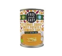 Free & Easy Butternut Squash Sweet Potato & Turmeric Soup 400g