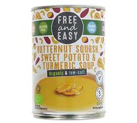 Free & Easy Butternut Squash Sweet Potato & Turmeric Soup 400g-3 Pack