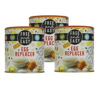 Free&Easy | Egg Replacer - 135g | Gluten-Free & Vegan | Plant-Based Egg Substitute for Baking, Cakes, Pancakes, Meringues | Low Fat, No Added Sugar | from SuperfoodUK (Pack of 3)