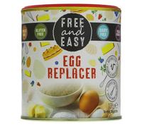Free&Easy | Egg Replacer - 135g | Gluten-Free & Vegan | Plant-Based Egg Substitute for Baking, Cakes, Pancakes, Meringues | Low Fat, No Added Sugar | from SuperfoodUK (Pack of 1)
